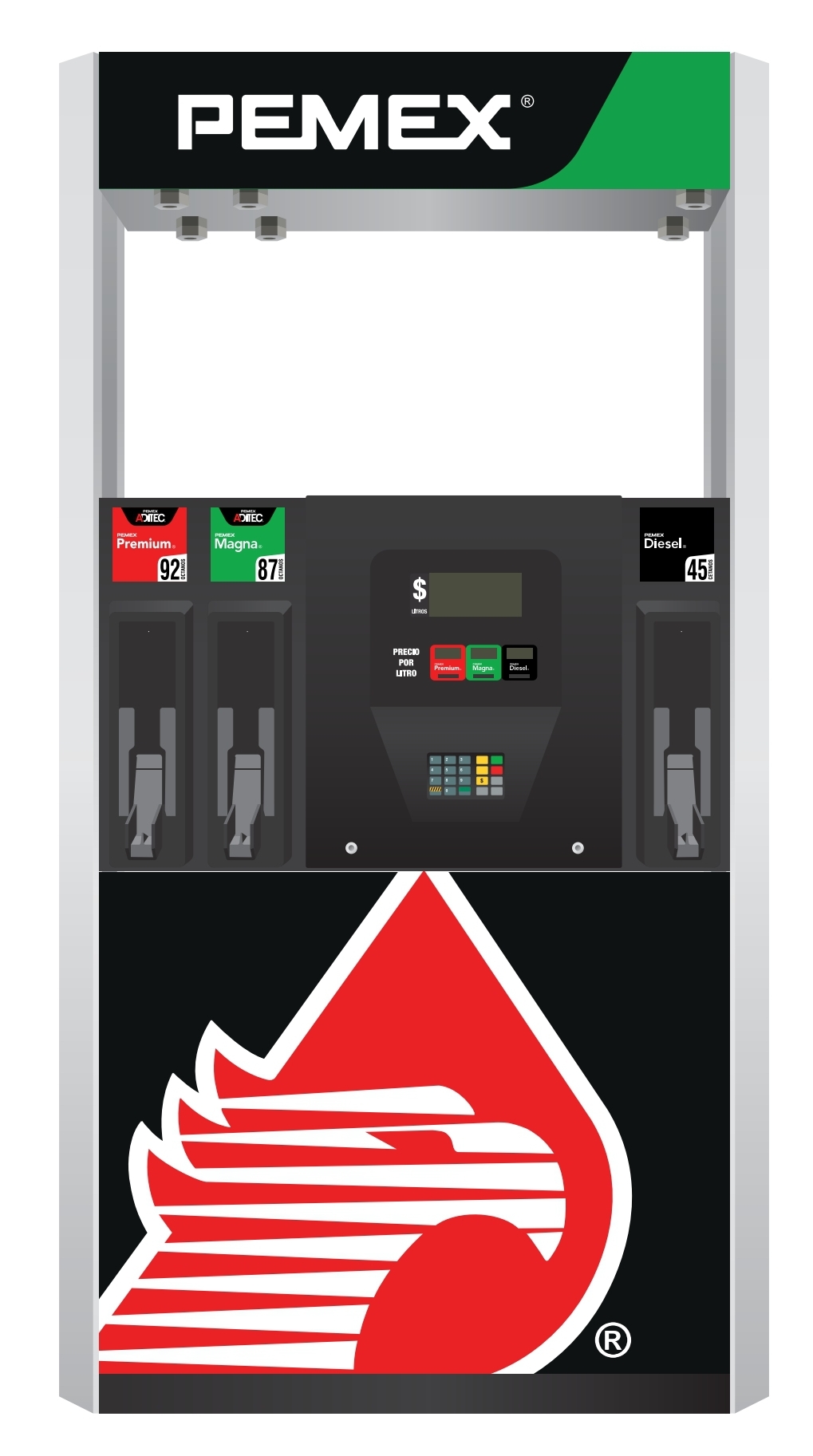 Dispensario TEAM-ARM32 3 PRODUCTOS 6 SALIDAS