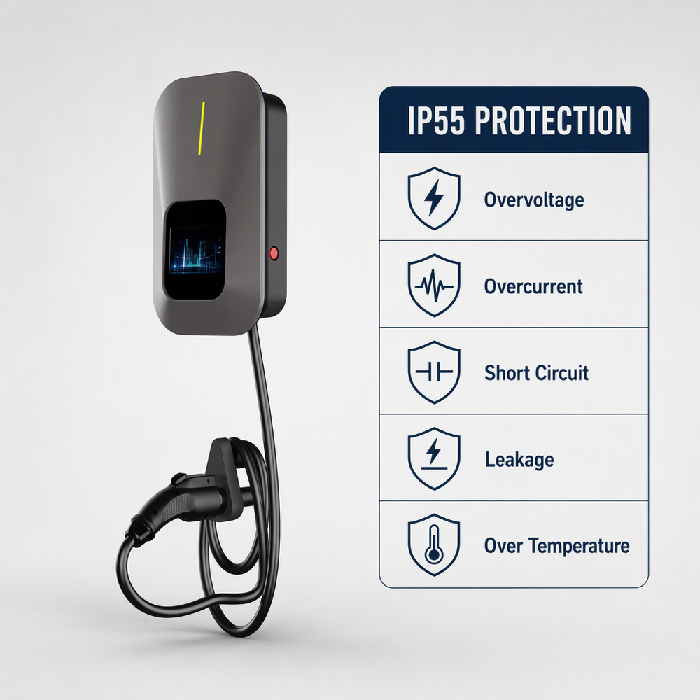 Cargador para vehículos eléctricos TEAM-EV Wallbox AC de 22 kW - Imagen 8