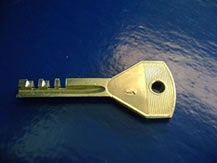 Llave de seguridad para chapa de dispensarios TEAM